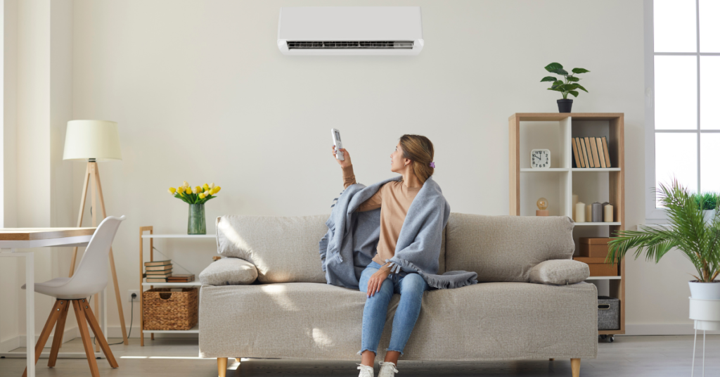 ceiling ac and heater