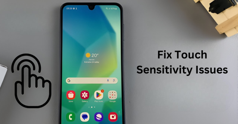 Touch Sensitivity issues
