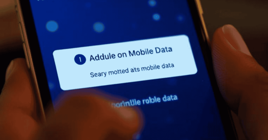 Mobile data not working